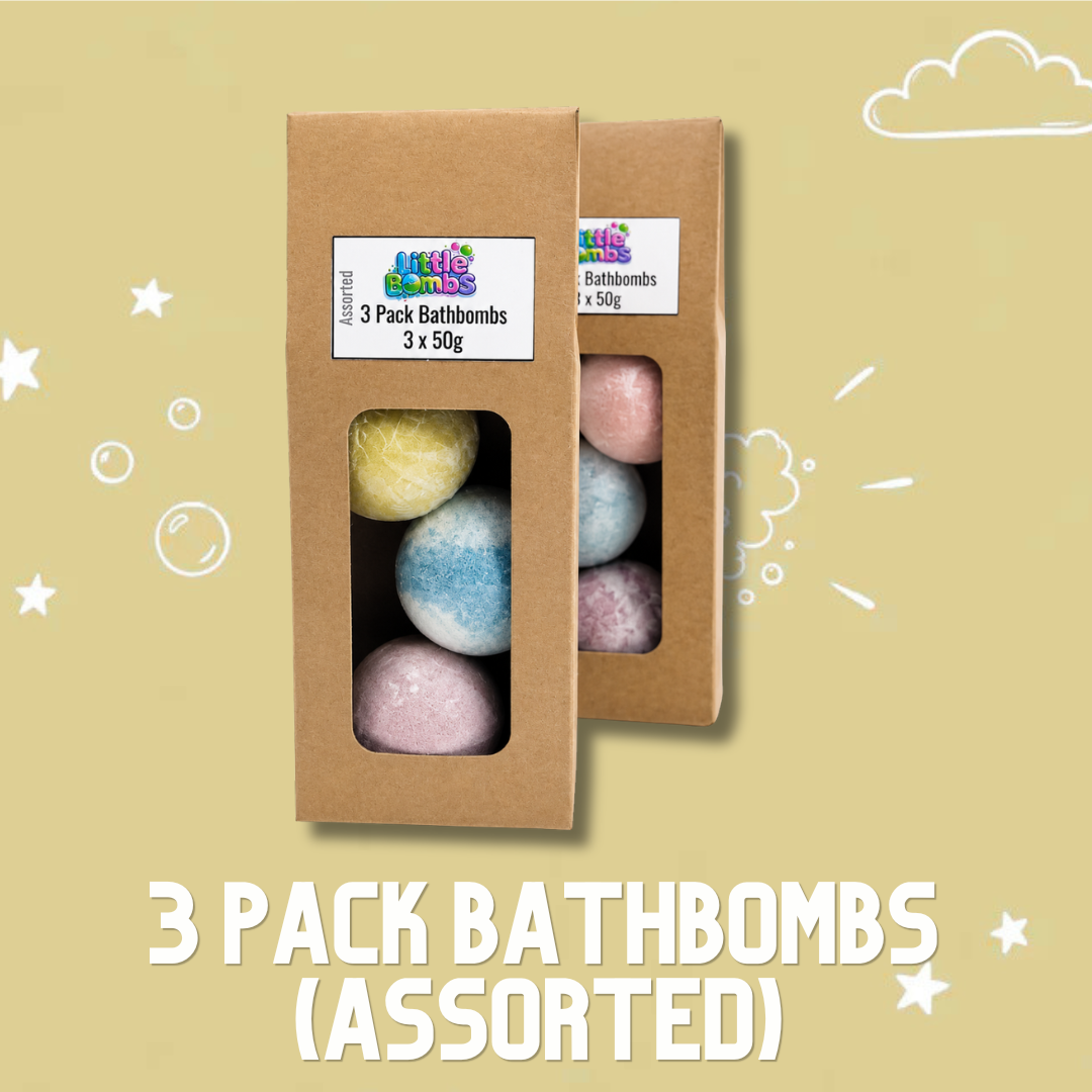 3 Pack Bath Bombs (Assorted)