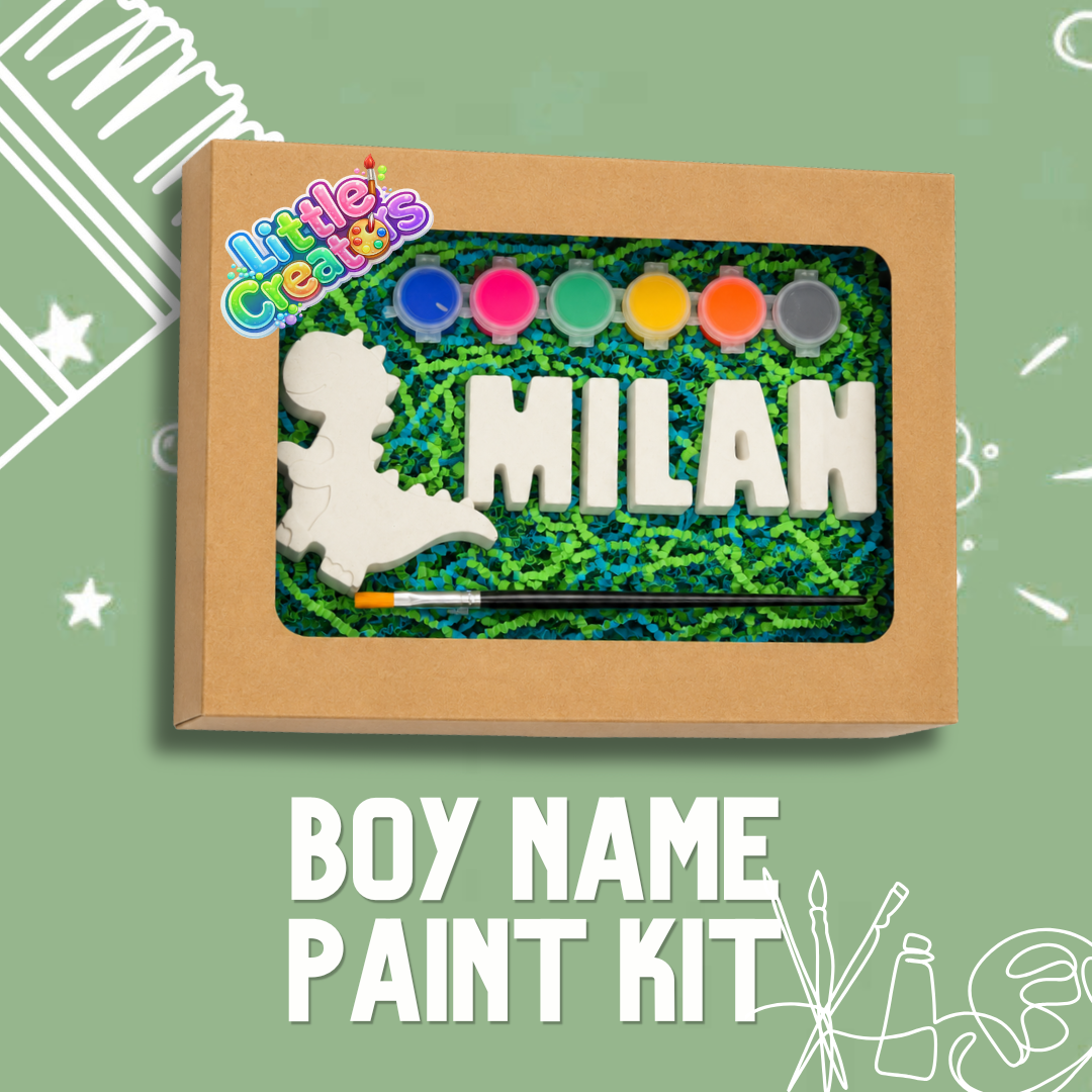 Boy Name Paint Kit