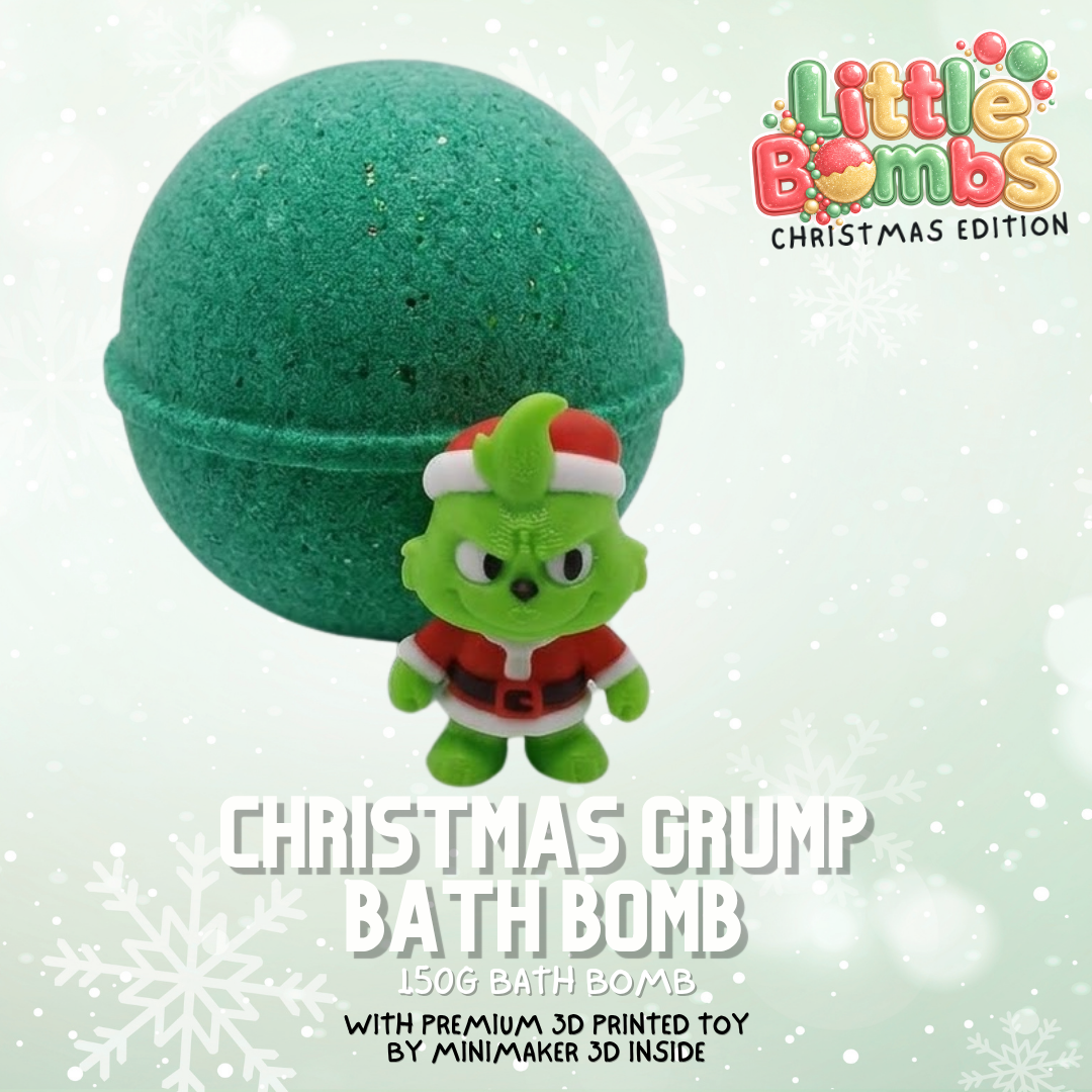 Christmas Grump Bath Bomb
