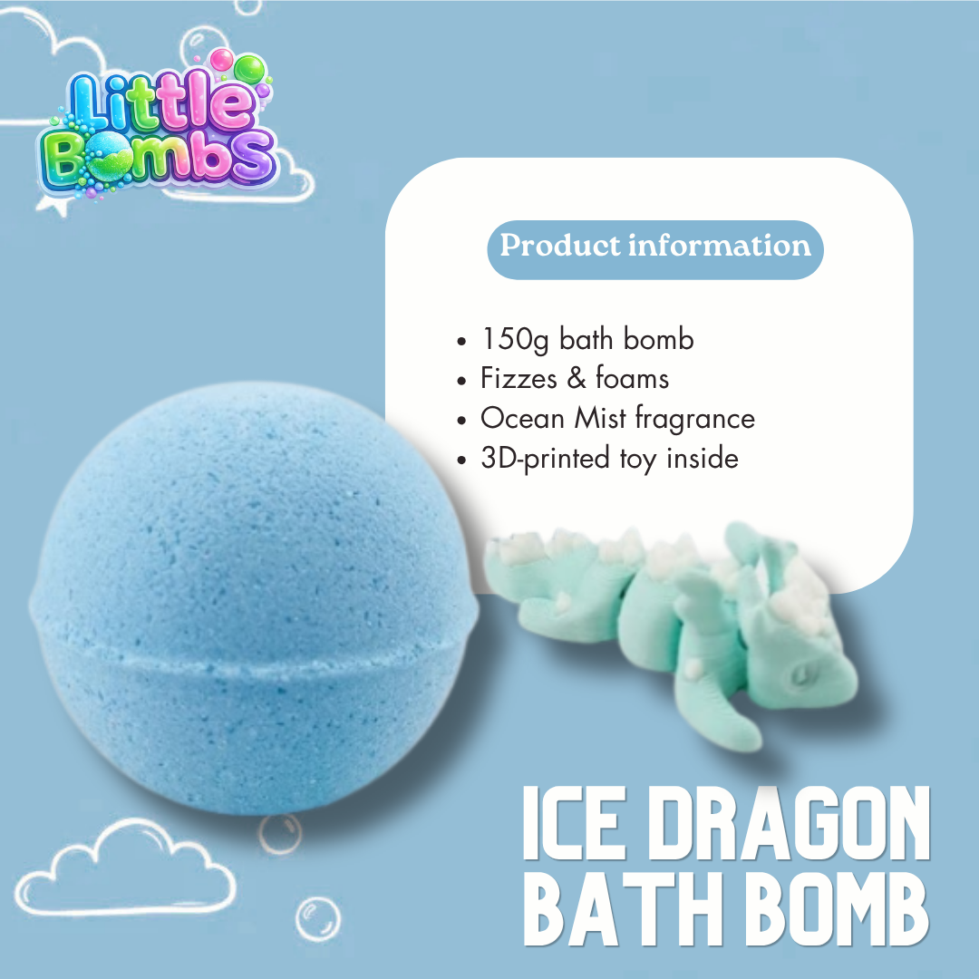 Ice Dragon Bath Bomb