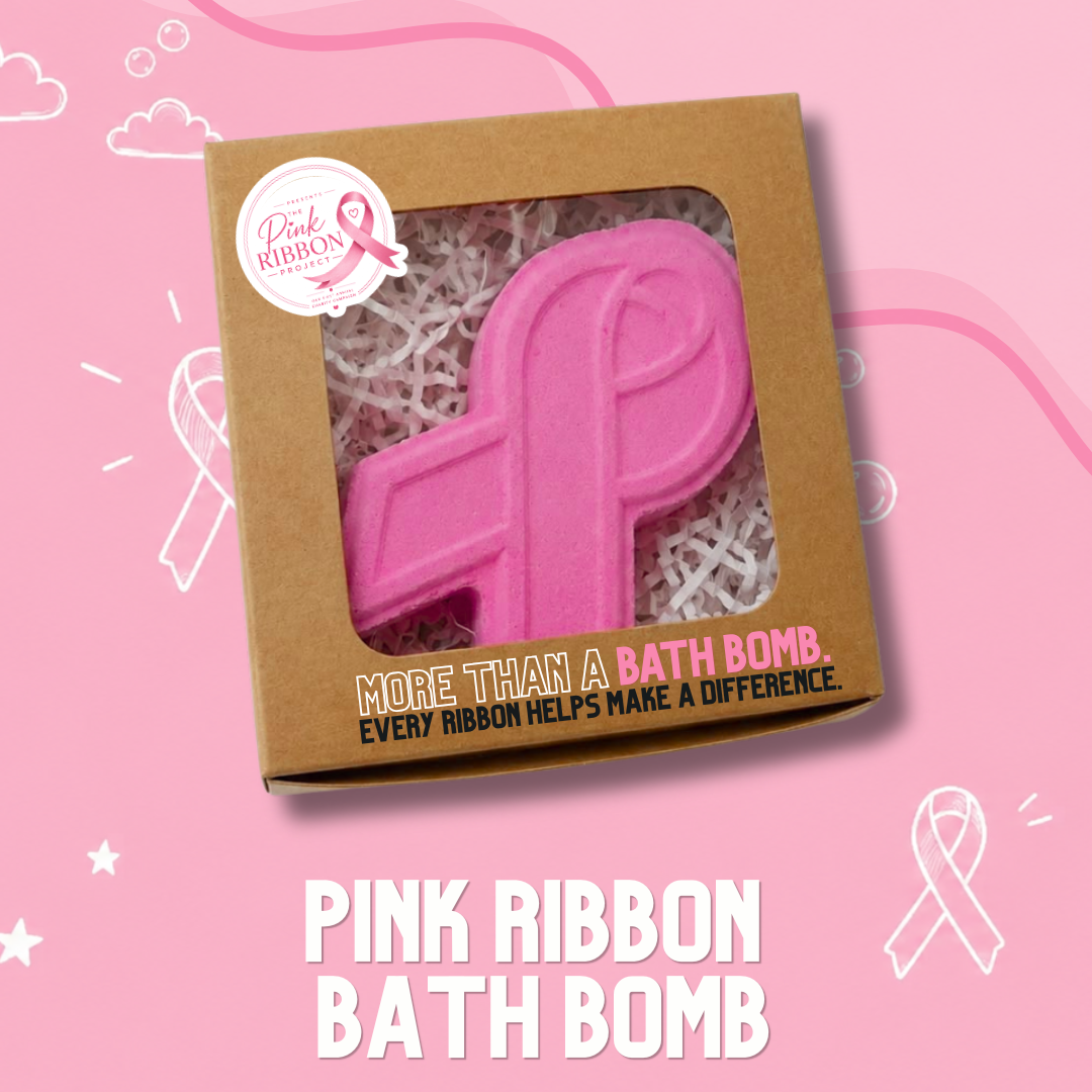 Pink Ribbon Bath Bomb