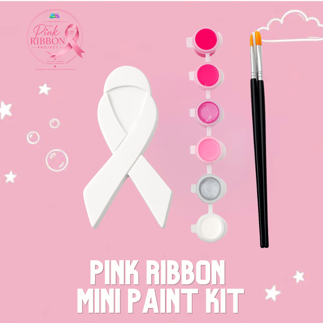 Pink Ribbon Mini Paint Kit
