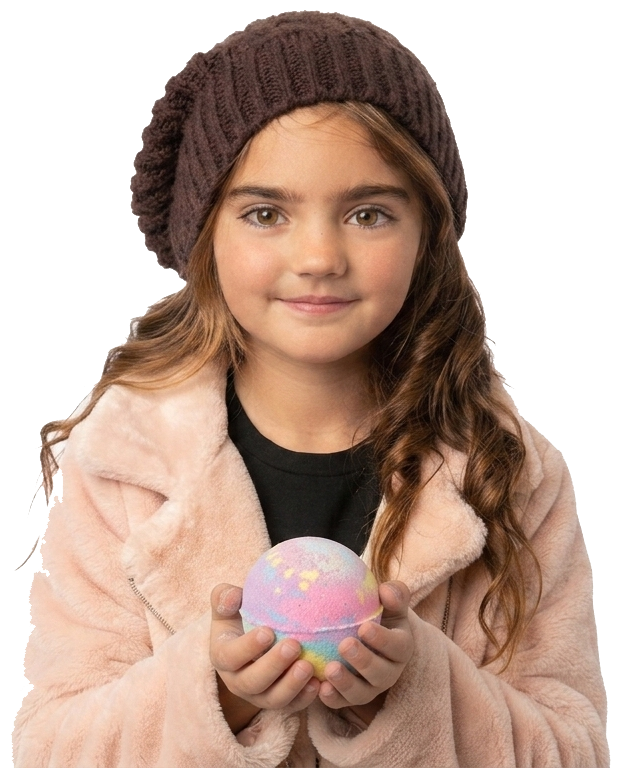 Bath bombs handmade by South Africa's Little CEO